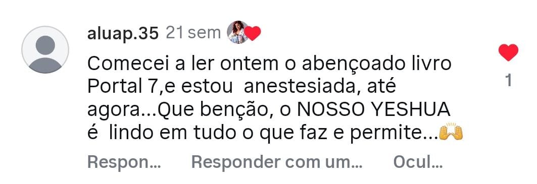 Depoimento de aluno