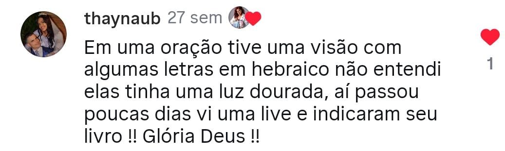Depoimento de aluno