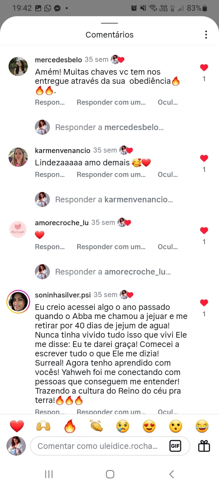 Depoimento de aluno