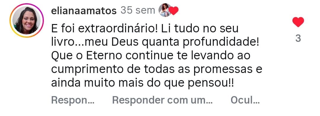 Depoimento de aluno