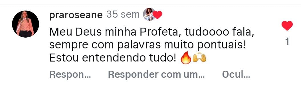 Depoimento de aluno